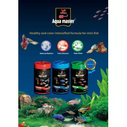 Color Enhancer Mini Fish Food 68g -   Aqua master