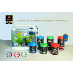 Color Enhancer Mini Fish Food 68g -   Aqua master