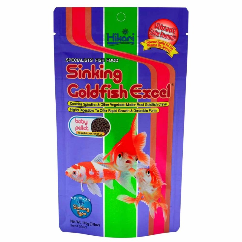 Goldfish Excel Sinking Baby 3.8 oz- Hikari