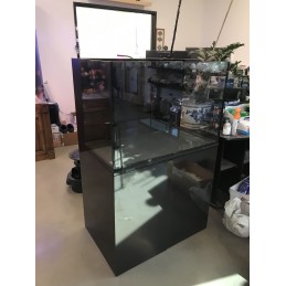 90 Gal 36x24x24" All In One tank W/ Black Stand