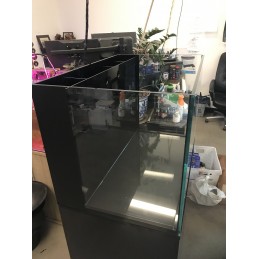 120 Gal 48x24x24" All In One tank W/ Black Stand