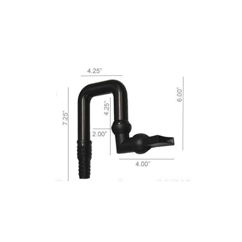 U-Tube Directional Water Return Outflow 3/4"-1"