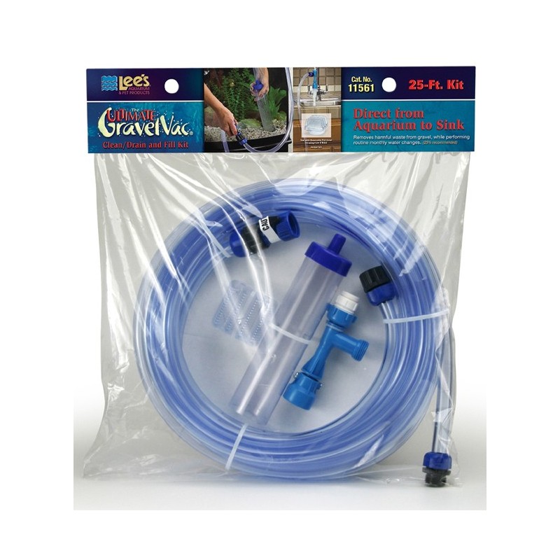Ultimate GravelVac® 25' Kit, Poly Bag - Lee's Aquarium