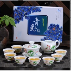 Red Lotus Tea Set