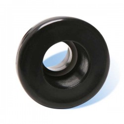 1” Bulkhead Fitting (Black) Thread X Slip