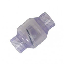 Clear Check Valve 1" SxS