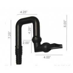 U-Tube Directional Water Return Outflow 1/2"-3/4"