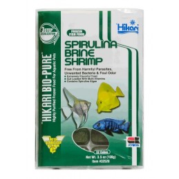 Hikari Frozen Spirulina Brine Shrimp (16oz) Flat