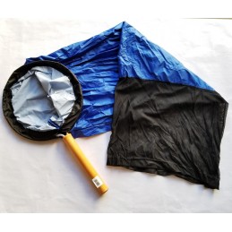 Tom's Aquatics Black Sock Net w/ Wood Handle 12" Diameter